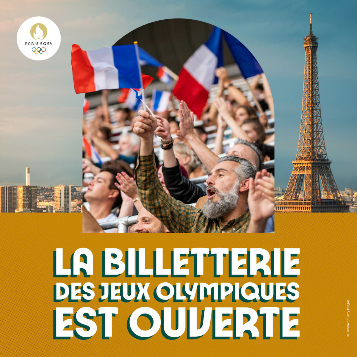 Ouverture de la billetterie pour les JO 2024.