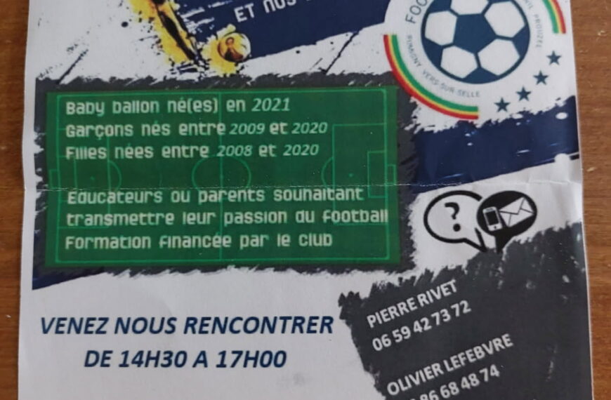 Foot pour les jeunes, un club à votre porte.