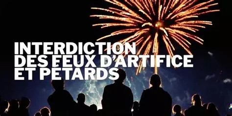 Rappel : Feux d’artifice et pétards interdits dans la commune
